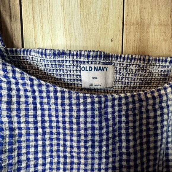 Old Navy Tie Straps Gingham Tank Top - Picture 4 of 7